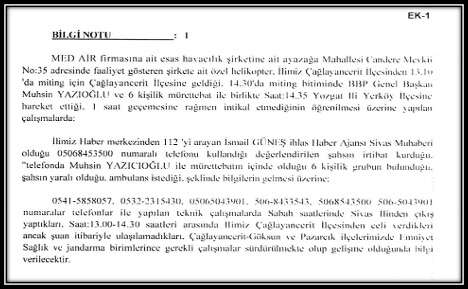 Muhsin Yazıcıoğlu dosyası sil baştan açıldı! İşte olay anı tutanak ve evraklar 9